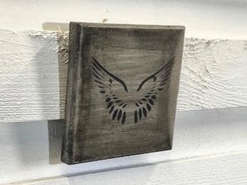 Stone Wall Art Plaque.Home & Garden