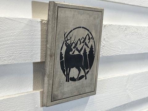 Stone Wall Art Plaque.Home & Garden