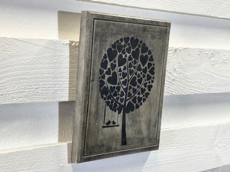 Stone Wall Art Plaque.Home & Garden