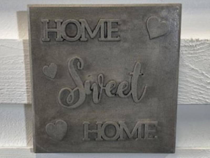 Stone Wall Art Plaque.Home & Garden