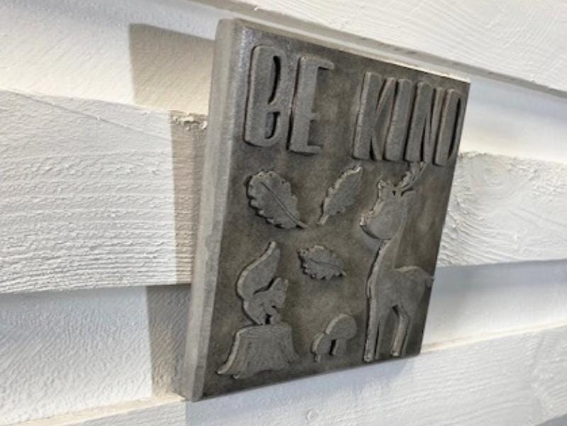 Stone Wall Art Plaque.Home & Garden