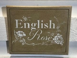 Stone Wall Art Plaque.Home & Garden