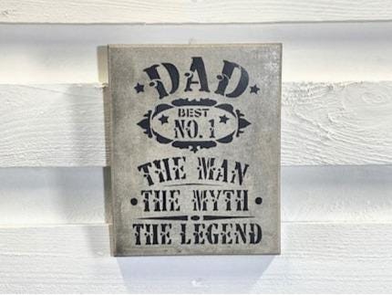 Stone Wall Art Plaque.Home & Garden