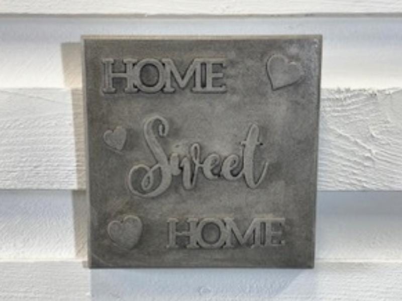 Stone Wall Art Plaque.Home & Garden