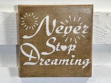 Stone Wall Art Plaque.Home & Garden