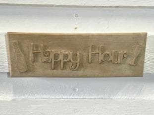 Stone Wall Art Plaque.Home & Garden