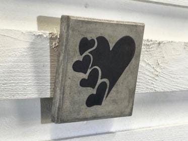 Stone Wall Art Plaque.Home & Garden