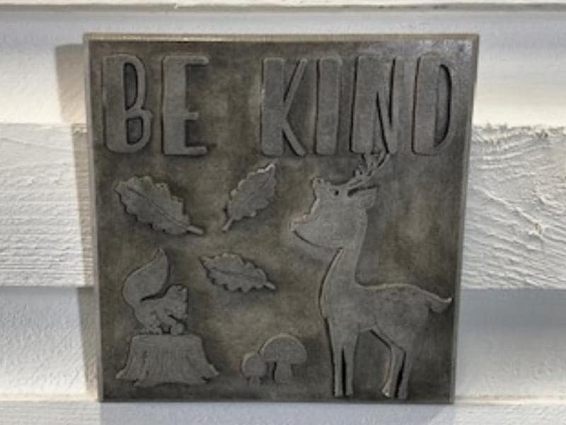 Stone Wall Art Plaque.Home & Garden