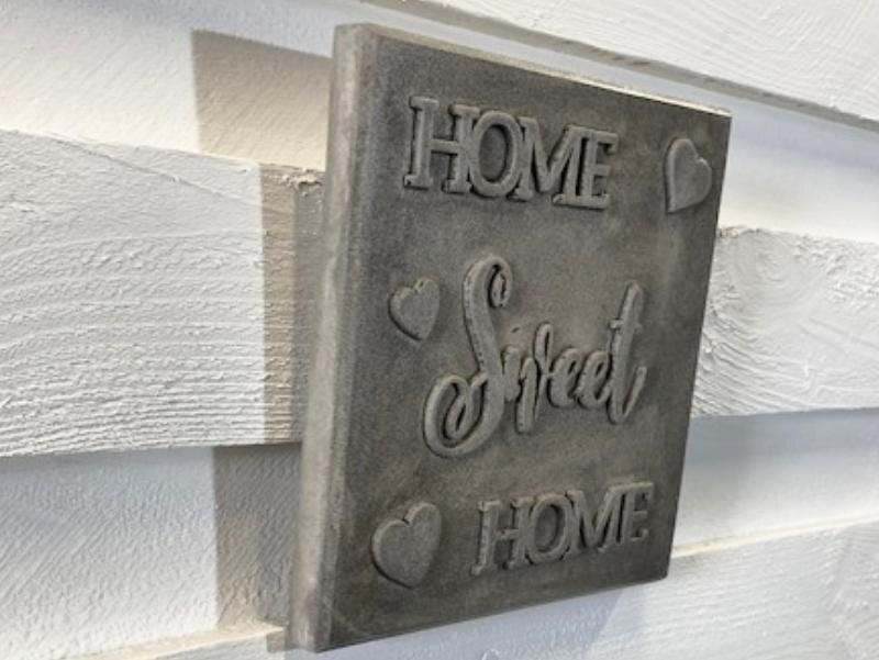 Stone Wall Art Plaque.Home & Garden