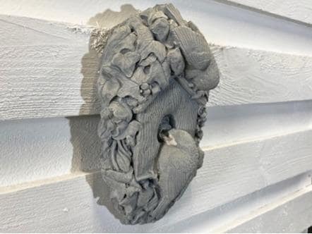 Stone Wall Art Plaque.Home & Garden