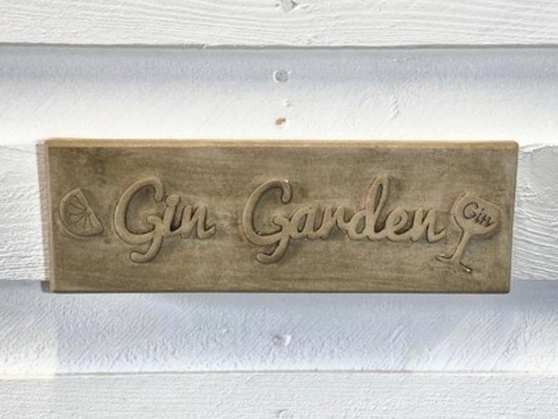 Stone Wall Art Plaque.Home & Garden