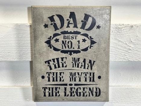 Stone Wall Art Plaque.Home & Garden