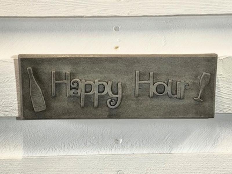 Stone Wall Art Plaque.Home & Garden
