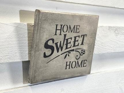 Stone Wall Art Plaque.Home & Garden