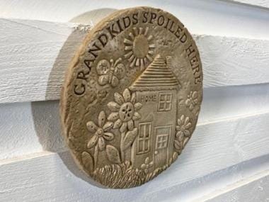 Stone Wall Art Plaque.Home & Garden