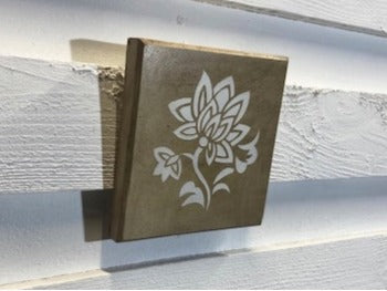 Stone Wall Art Plaque.Home & Garden