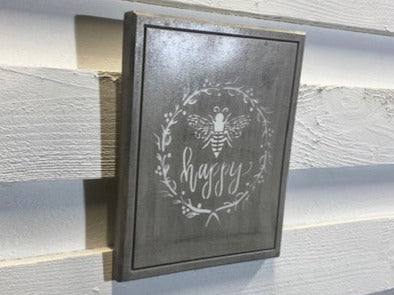 Stone Wall Art Plaque.Home & Garden