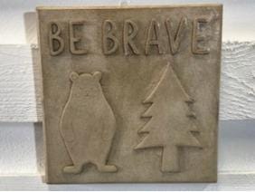 Stone Wall Art Plaque.Home & Garden