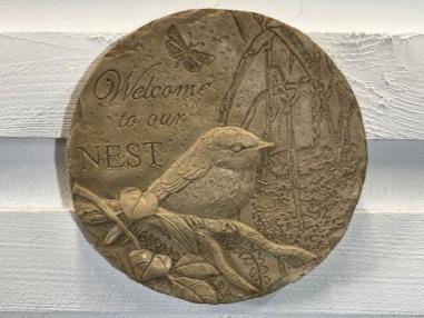 Stone Wall Art Plaque.Home & Garden