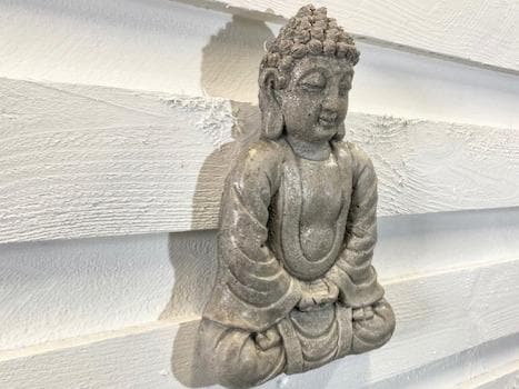 Stone Wall Art Plaque.Home & Garden