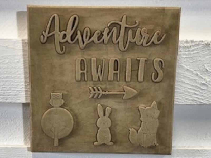 Stone Wall Art Plaque.Home & Garden