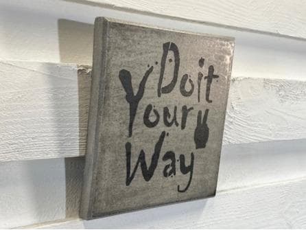 Stone Wall Art Plaque.Home & Garden