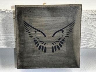 Stone Wall Art Plaque.Home & Garden