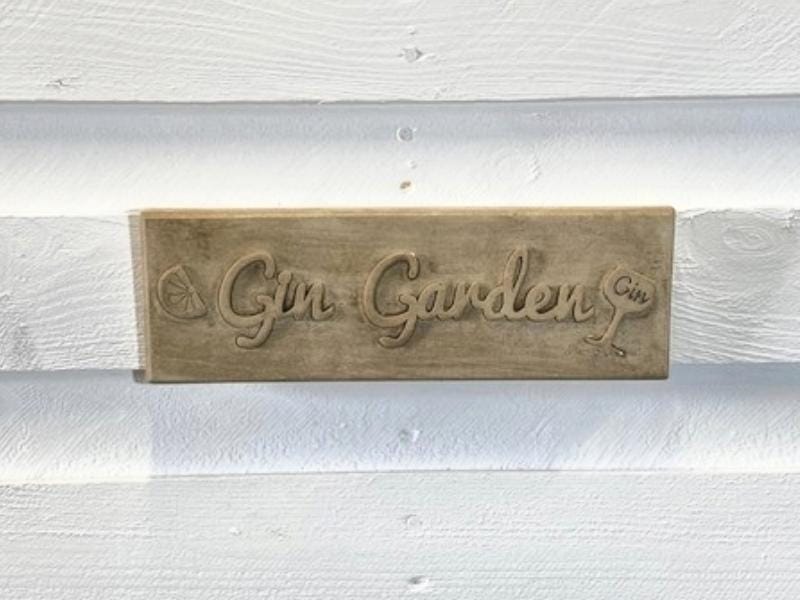 Stone Wall Art Plaque.Home & Garden