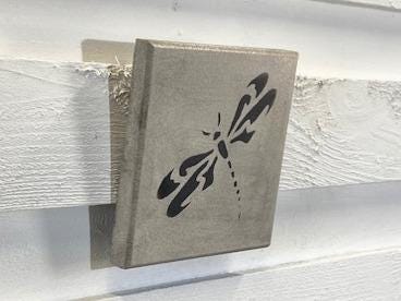 Stone Wall Art Plaque.Home & Garden