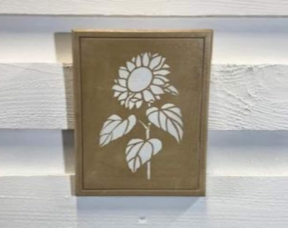 Stone Wall Art Plaque.Home & Garden