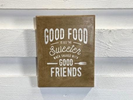 Stone Wall Art Plaque.Home & Garden