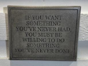 Stone Wall Art Plaque.Home & Garden