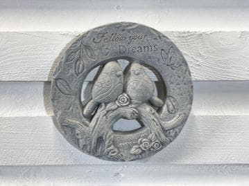 Stone Wall Art Plaque.Home & Garden