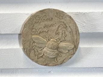 Stone Wall Art Plaque.Home & Garden
