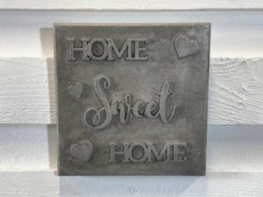 Stone Wall Art Plaque.Home & Garden
