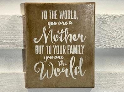 Stone Wall Art Plaque.Home & Garden