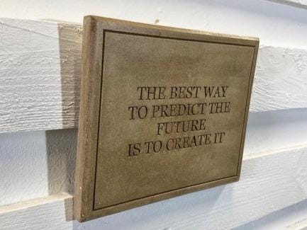 Stone Wall Art Plaque.Home & Garden