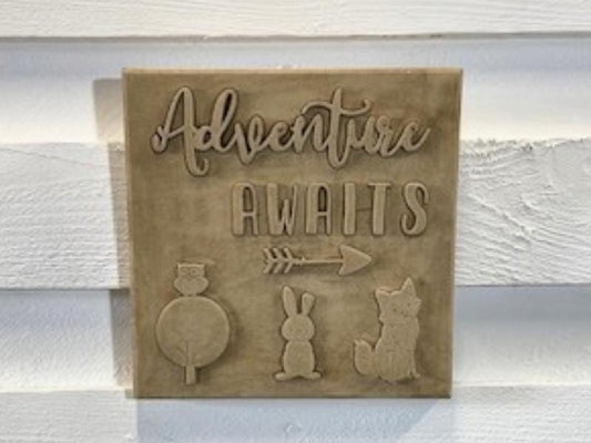 Stone Wall Art Plaque.Home & Garden
