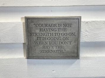 Stone Wall Art Plaque.Home & Garden