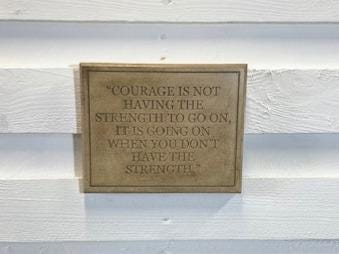 Stone Wall Art Plaque.Home & Garden
