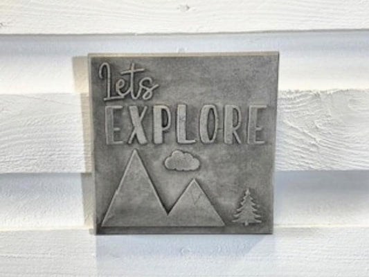 Stone Wall Art Plaque.Home & Garden