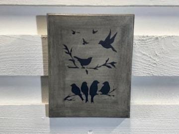 Stone Wall Art Plaque.Home & Garden
