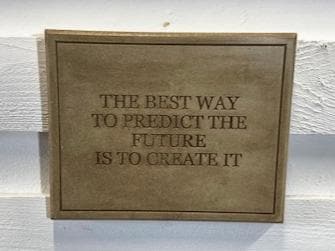 Stone Wall Art Plaque.Home & Garden