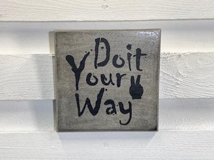 Stone Wall Art Plaque.Home & Garden