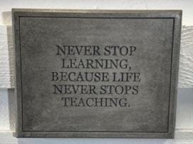 Stone Wall Art Plaque.Home & Garden