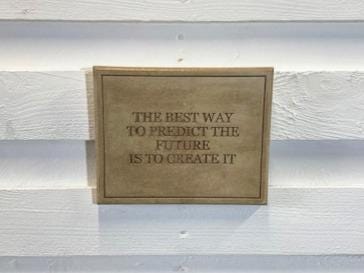 Stone Wall Art Plaque.Home & Garden