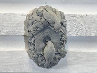 Stone Wall Art Plaque.Home & Garden