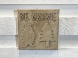 Stone Wall Art Plaque.Home & Garden