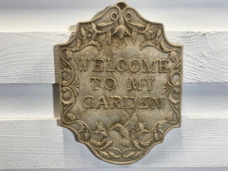 Stone Wall Art Plaque.Home & Garden