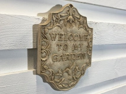 Stone Wall Art Plaque.Home & Garden